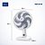 Ventilador mesa super power 220v 30cm bco - mondial (unidade) - Imagem 2