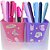 Acessorio para mesa kit duo full color rosa/roxo - dello (unidade) - Imagem 1
