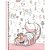 Caderno 01x1 capa dura alice in wonderland 80f - animativa (pct.c/04) - Imagem 5