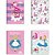 Caderno brochurao capa dura alice in wonderland 80fls. - animativa (pct.c/05) - Imagem 1