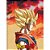Caderno brochura 1/4 capa dura dragon ball z 80f - animativa (pct.c/05) - Imagem 2