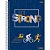 Caderno 15x1 capa dura be strong 240f - animativa (pct.c/02) - Imagem 1
