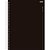 Caderno 10x1 capa dura colors preto 160f - animativa (pct.c/04) - Imagem 1