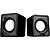 Caixa de som p/ computador letron flow 3w usb/p3 pt - leonora (unidade) - Imagem 1