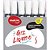 Giz liquido branco com 6 - molin (estojo) - Imagem 1