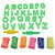 Massa para modelar criativa alfabeto 300g 34pcs c/moldes - magic kids (unidade) - Imagem 2