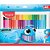 Caneta hidrografica color peps ocean c/48 cores - maped (estojo) - Imagem 1