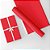 Papel presente bobina couche 40cm. mod.717 vermelho - gessele (bo-100mts) - Imagem 2