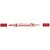 Pincel marcador artesanato multimark s/p vermelho com 6 - faber-castell (estojo) - Imagem 1