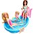 Barbie estate piscina glam com boneca loira - mattel (unidade) - Imagem 4