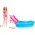Barbie estate piscina glam com boneca loira - mattel (unidade) - Imagem 1