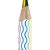 Lapis de cor sextavado rainbow big graf. 12cores sort - brw (pote-24) - Imagem 3