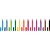 Caneta hidrografica jumbo bazze wave 12 cores - summit (pct.c/12) - Imagem 2