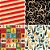 Papel presente 50x60cm couche fantasia masculino ii 4mod.(s) - gessele (pct.c/40) - Imagem 1