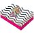 Caixa para presente com tampa barbie retang.p 15,7x12,7x6,5c - festcolor (pct.c/06) - Imagem 1