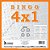 Bloco para bingo bingao jornal 4x1 100 folhas - tamoio (pct.c/06) - Imagem 1