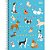 Caderno 01x1 capa dura hug me 80fls. - tilibra (pct.c/04) - Imagem 1