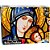 Quebra-cabeca cartonado nossa senhora premium 1000pcs - pais e filhos (unidade) - Imagem 2