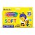 Massa para modelar soft 15 cores 220g. - acrilex (pct.c/06) - Imagem 1