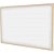 Quadro branco moldura madeira 070x050cm. neo - stalo (pct.c/02) - Imagem 1