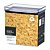 Pote acrilico hermetic 1.300ml lumini retang - paramount (unidade) - Imagem 1