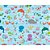 Plastico adesivo 45cmx15m fundo do mar - gekkofix (rolo) - Imagem 1