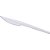 Talher descartavel faca plastico master cristal - prafesta (pct.c/50) - Imagem 1