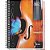 Caderno musica 8 capas 1/4 64 folhas 63g. - tamoio (pct.c/05) - Imagem 4