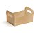 Cesta de papel caixote kraft tam p 16x10,5x4c - cromus (pct.c/10) - Imagem 1
