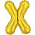 Balao metalizado letra x dourado 40cm - make+ (unidade) - Imagem 1