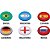 Futebol de botao america 6 times - gulliver (unidade) - Imagem 3