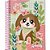 Caderno espiral 1/4 capa dura sweetness 80fls. - jandaia (pct.c/05) - Imagem 1