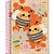 Caderno espiral 1/4 capa dura sweetness 80fls. - jandaia (pct.c/05) - Imagem 4