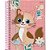 Caderno espiral 1/4 capa dura sweetness 80fls. - jandaia (pct.c/05) - Imagem 2