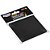 Bloco de recado autoadesivo smart notes preto 76x76 50fl. - brw (unidade) - Imagem 1