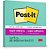 Bloco de recado post-it 76x76mm azul aqua 90fls. - 3m (unidade) - Imagem 1