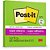 Bloco de recado post-it 76x76mm verde limeade 90fls. - 3m (unidade) - Imagem 1