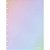 Caderno inteligente refil medio rainbow 120g.30fls. - caderno inteligente (pacote) - Imagem 1