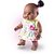 Boneca milkinha negra vinil 20cm. - milk (unidade) - Imagem 1