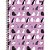 Caderno 10x1 capa dura cliff feminino 160fls. - foroni (pct.c/04) - Imagem 1