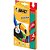 Lapis de cor sextavado evolution 12 cores + 4 lapis - bic (pct.c/06) - Imagem 1