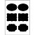 Etiqueta a5 a5 preta 3fls 50x65mm c/18 eti - pimaco (ct.c/18) - Imagem 2