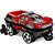 Mochila infantil com rodinha hotwheels dawzilla vermelho - maxtoy (unidade) - Imagem 1