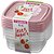 Pote plastico conj. l5p4 pote facil 530ml(s) - sanremo (kit) - Imagem 1