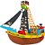 Brinquedo educativo barco pirata c/bonecos - maral (unidade) - Imagem 1
