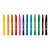 Giz de cera fino retratil new twist 12 cores - summit (unidade) - Imagem 2