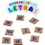 Brinquedo pedagogico madeira conhecendo as letras 70pcs - aquarela brinquedos (unidade) - Imagem 2