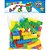 Brinquedo para montar bloquinhos 128 pecas - ggb plast (pacote) - Imagem 1