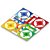 Jogo de tabuleiro 6 em 1 clube do jogo (dama/tri - ggb plast (unidade) - Imagem 4