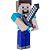 Boneco e personagem minecraft vanilla fig 8cm (s) - mattel (unidade) - Imagem 2